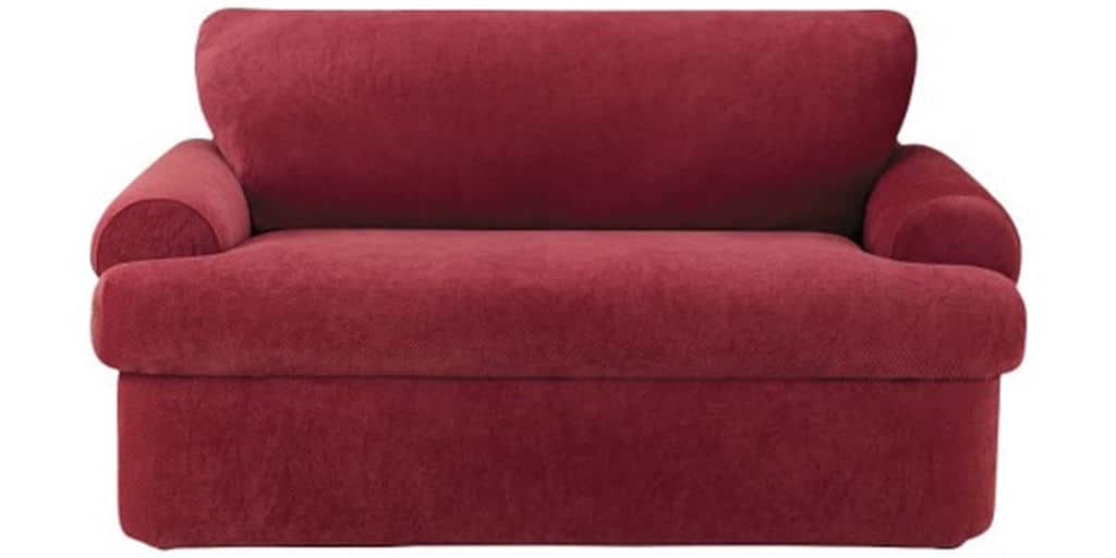Red stretch slipcover