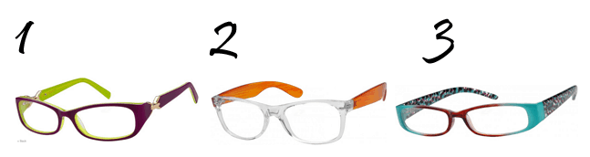 Colored Sides Eyeglasses