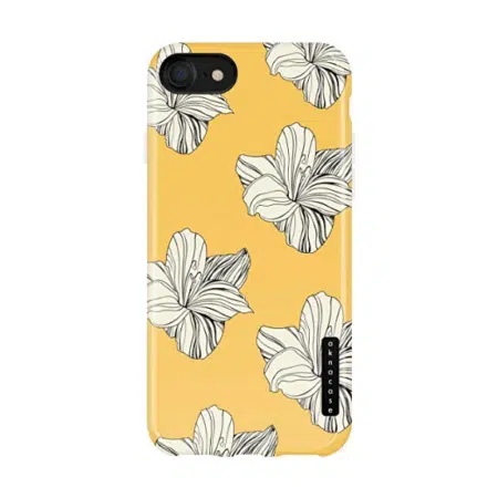 Yellow floral iphone case