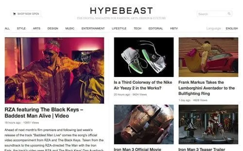Hypebeast Street Wear Blog