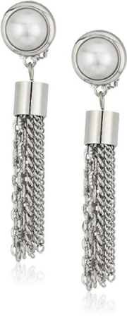 Dangling clip-on earrings