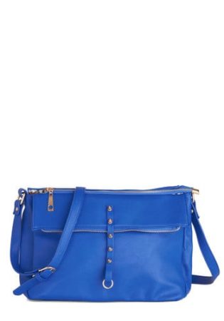 Royal blue handbag