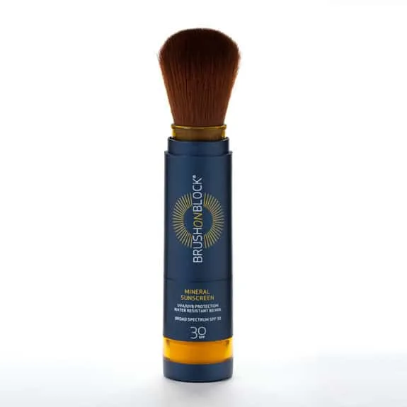 brush on sunscreen product