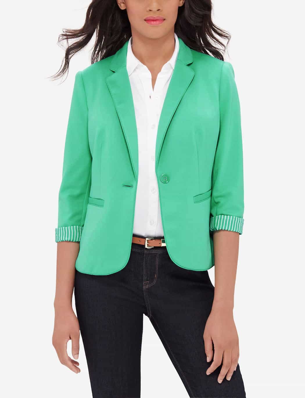 womens blazers - green spring blazer