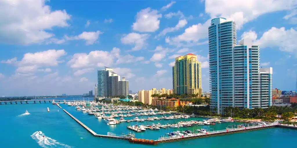 View of Miami skyline