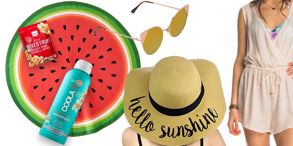 The stuff you need for a beach trip! Under $25