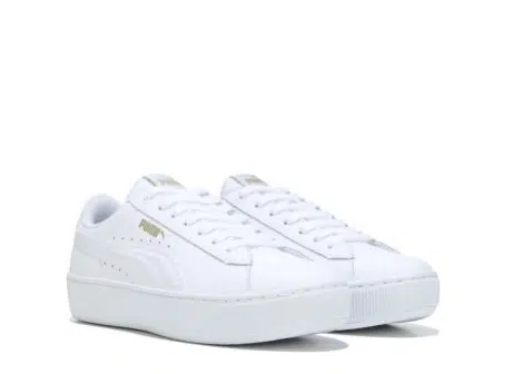 White Puma Platform Sneakers
