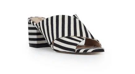 Striped mule shoe