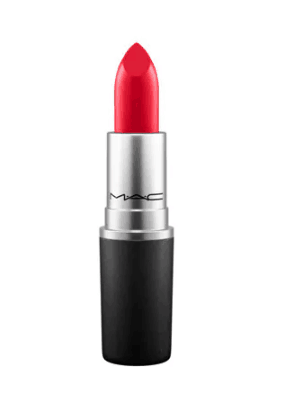 red lip color by MAC