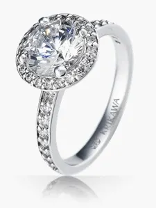 Platinum and white diamond wedding ring