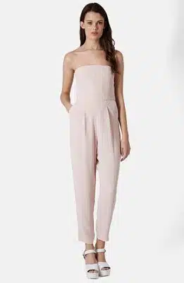 TopShop Tailored Strapless Jumpsuit