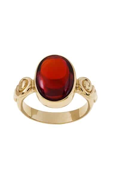 Red stone ring 