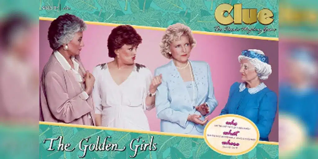Golden Girls themed game of clue from AlwaysFits.com