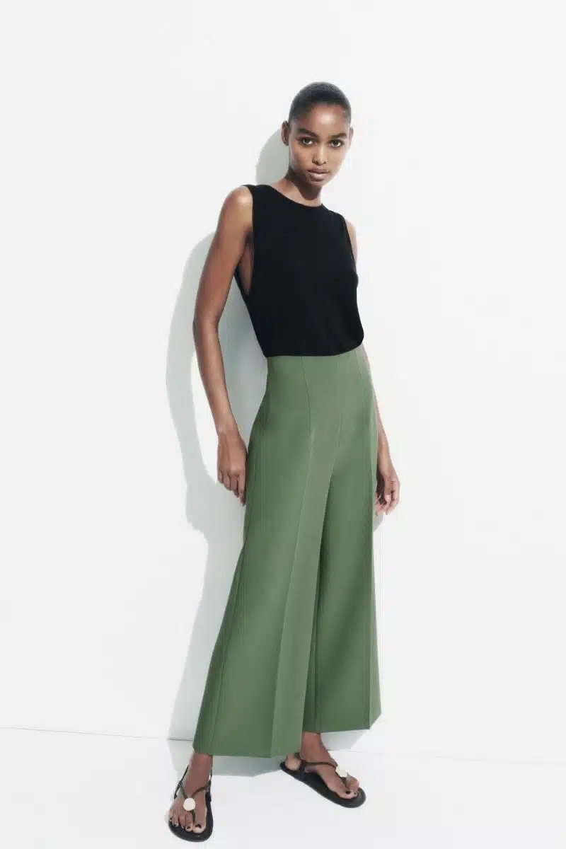 High waisted culottes from Zara.