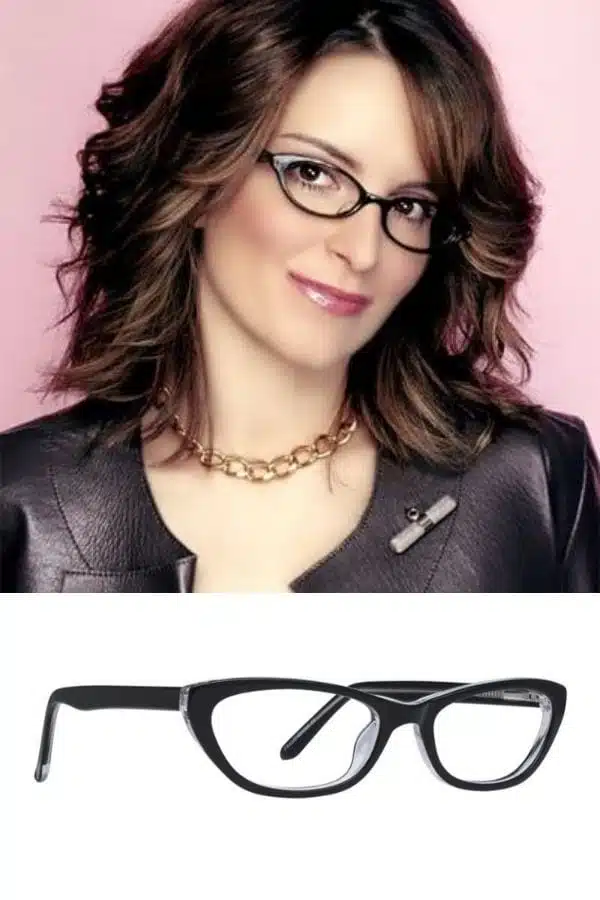 Tina Fey wearing glasses 
