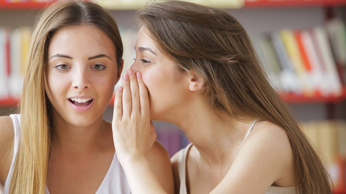Two teenage girls wearing no makeup