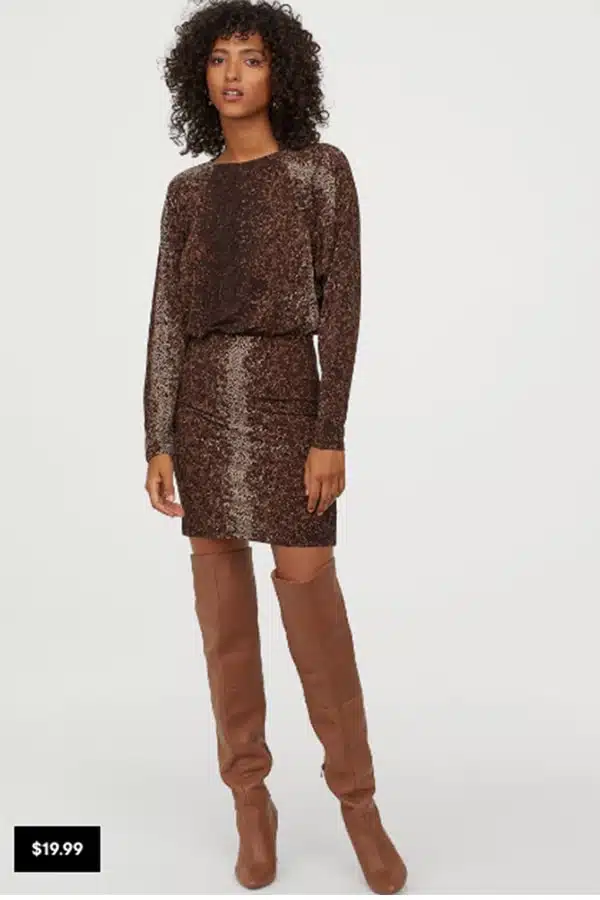 Short dress from H&M Conscious Collection