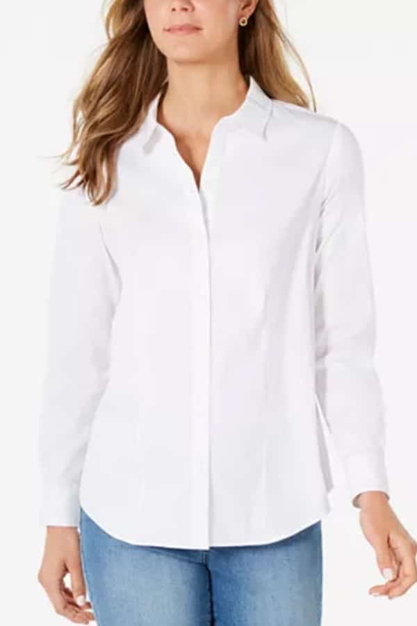Fashion classics: button down, white shirt