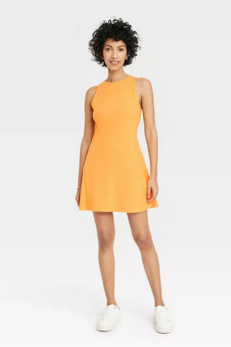 Orange tennis dress from Target.
