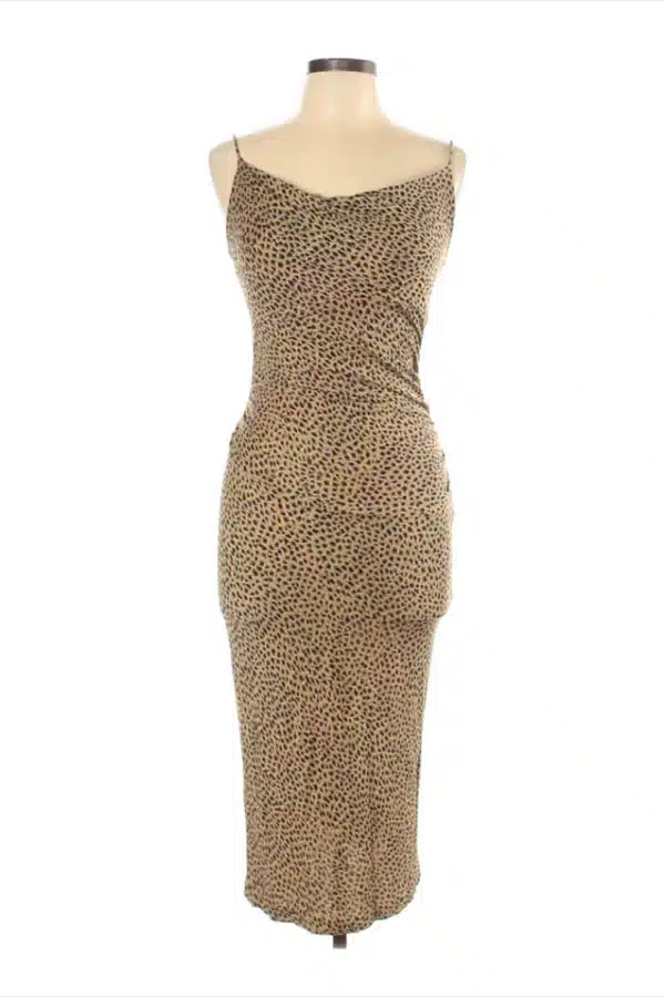 Slinky leopard dress by Diana von Furstenberg