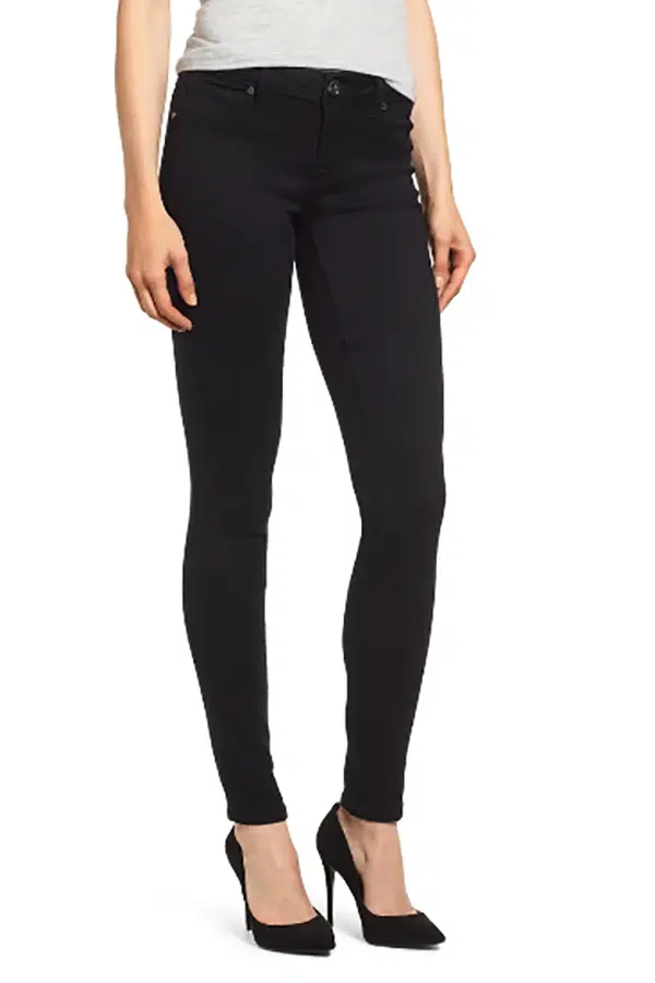 Skinny jeans from Nordstrom, perfect for wearing with knit cuff boots.