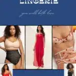 Valentine's lingerie you will both love -- collage of lingerie pieces.