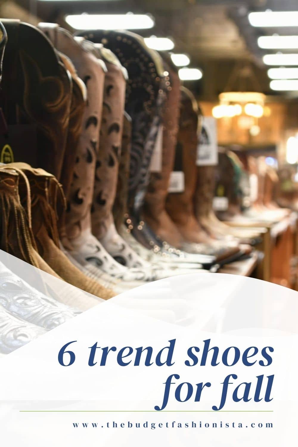 6 trend shoes for fall by Budget Fashionista.